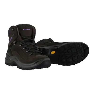 LOWA Chaussure de randonn&eacute;e  Renegade GTX Mid Marron Violet Femme