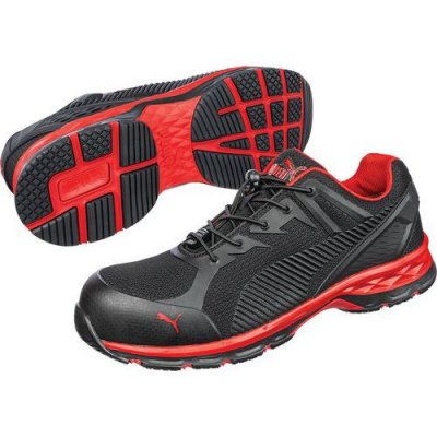 PUMA Chaussure de s&acute;curit&acute; 643890 S1P ESD noir/rouge Taille 39 