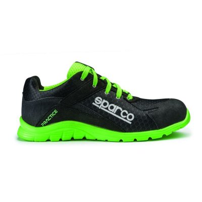 SPARCO Chaussure de s&eacute;curit&eacute;  Pratice - Noir vert - Taille 43 - 07517
