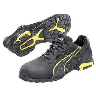 PUMA Chaussures de s&eacute;curit&eacute; Amsterdam low S3 src - noir/jaune 43