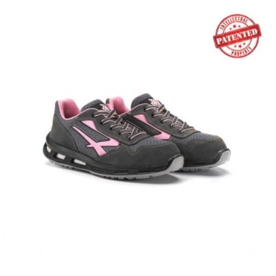 U POWER Chaussures de s&eacute;curit&eacute; basses CHERRY ESD S1P SRC - Gris/Rose 36