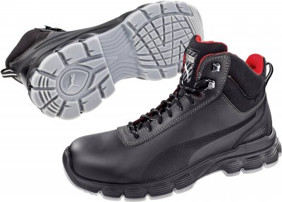 PUMA Chaussures de s&eacute;curit&eacute; condor black mid S3 esd src - noir/gris 44