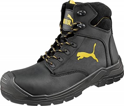 PUMA Chaussures De S&eacute;curit&eacute; Montante  Borneo Black Mid S3 Src - Noir - 46