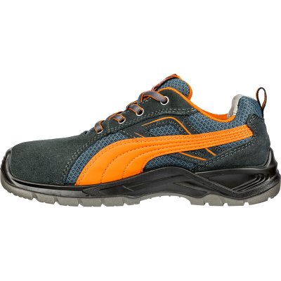 PUMA Chaussures de s&eacute;curit&eacute; Omni ORANGE LOW S1P SRC - gris/orange 42