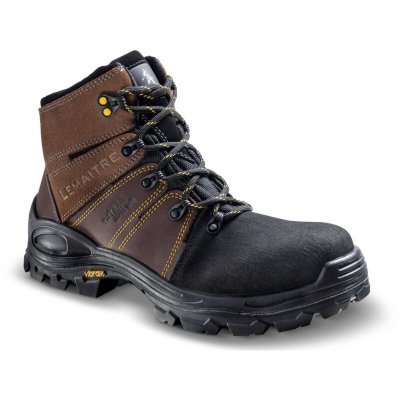 LEMAITRE Chaussures S&eacute;curit&eacute; Trek S3 Src Brun Fonce Vibram -41
