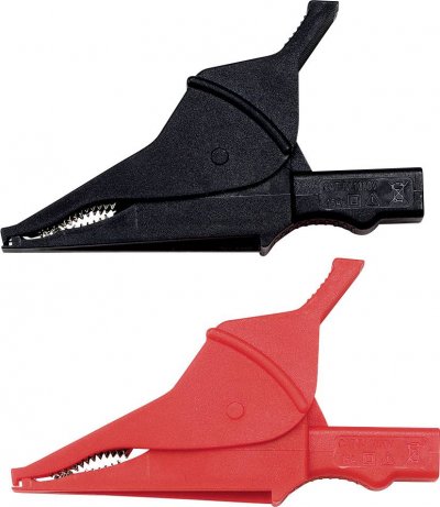 GENERIQUE Chauvin Arnoux Pince crocodile CAT IV-1000V 15 A Rouge + SW