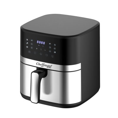 CHEFFINGER  Friteuse &agrave; Air Chaud 7 L 1600W avec &Eacute;cran LED Tactile Cuisson Rapide