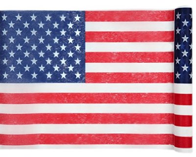 GENERIQUE CHEMIN DE TABLE USA 30 CM X 5 M  Multicolore