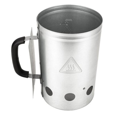 SOMAGIC Chemin&eacute;e d'allumage acier pour barbecue bois