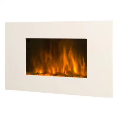CHEMIN ARTE Chemin&eacute;e d&eacute;corative Chemin'Arte WHITE LOFT avec pied