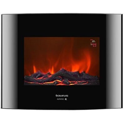 TAURUS ALPATEC chemin&eacute;e &eacute;lectrique 2000w noir - toronto p 