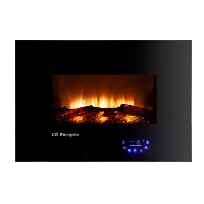 ORBEGOZO Chemin&eacute;e murale &eacute;lectrique d&eacute;corative  CM-8000 Noir 1800 W