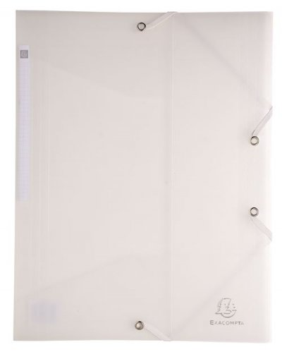 EXACOMPTA Chemise 3 rabats a elastique en polypropyl&egrave;ne translucide assortis