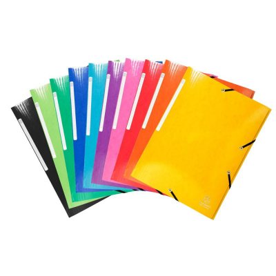 EXACOMPTA Chemise &agrave; &eacute;lastique 3 rabats  Iderama Mod&egrave;le al&eacute;atoire