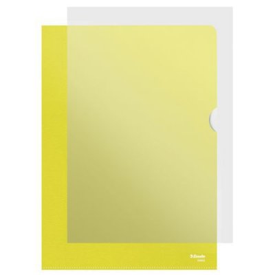 Chemise-coin Esselte Boite De 100 Jaune