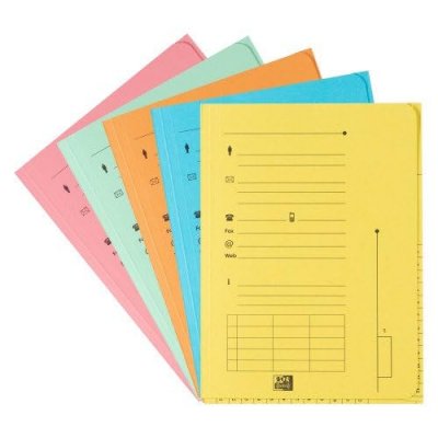 Chemise hv pour dossier suspendu assorti pastel - Paquet de 25