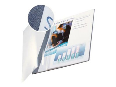 LEITZ Chemise Impressbind Pour Reliure Souple 7mm - Bleu - 