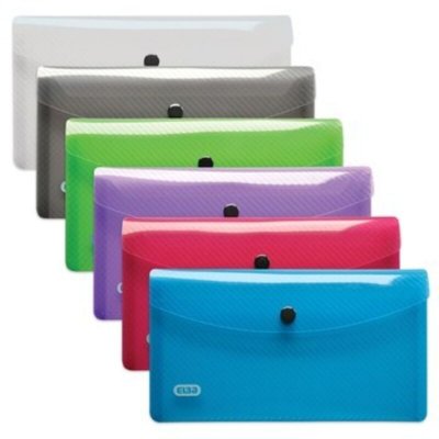 ELBA Chemise pochette 22 x 12 - OXFORD - Coloris assortis