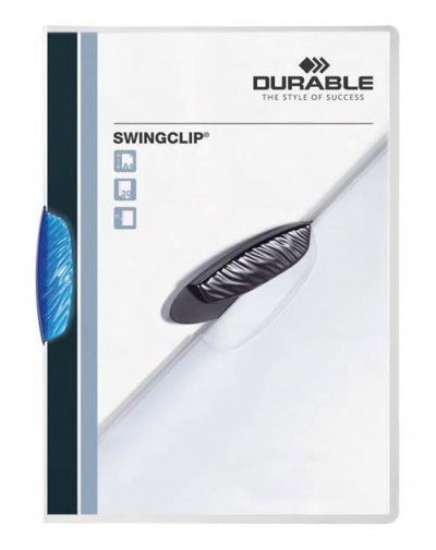 DURABLE Chemise Swingclip pour 30 feuilles A4 Esselte Bleu