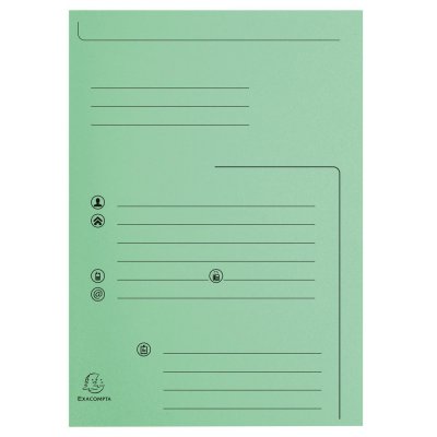 Chemises &agrave; rabats jura 250 contact 210g vert x 25