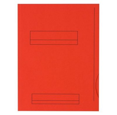 OXFORD Chemises dossier 2 rabats 24 x 32 cm rouge vif - Paquet de 50