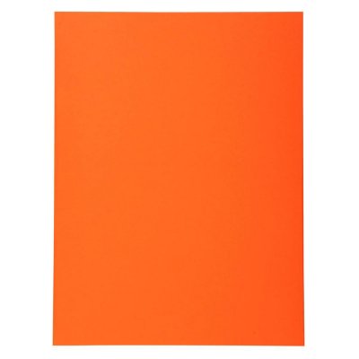 EXACOMPTA Chemises Dossiers 250g 24x32 Orange - Paquet De 100