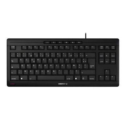CHERRY  Clavier Stream Keyboard TKL compact USB noir