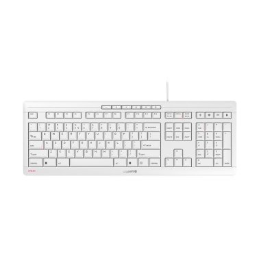 CHERRY  Clavier STREAM KEYBOARD USB gris QWERTY (US)