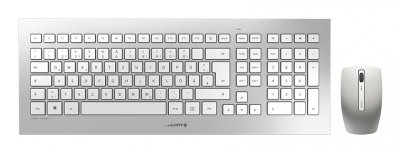 CHERRY  Dw 8000 Wireless Mouse And Keyboard Argent&eacute; German QWERTZ