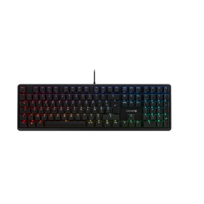 CHERRY  G80-3000N RGB clavier USB AZERTY Fran&ccedil;ais Noir