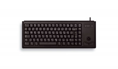 CHERRY  G84-4400 Compact Keyboard - Clavier - USB - R.-U. - noir