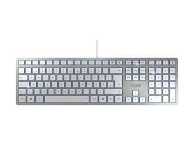 CHERRY  Kc 6000 Slim Keyboard Argent&eacute; Belgian AZERTY