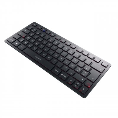 CHERRY  KW 9200 MINI clavier USB + RF Wireless + Bluetooth AZERTY Belge Noir - Neuf