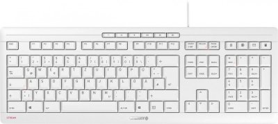 CHERRY  Stream Clavier USB allemand, QWERTZ, Windows graphite
