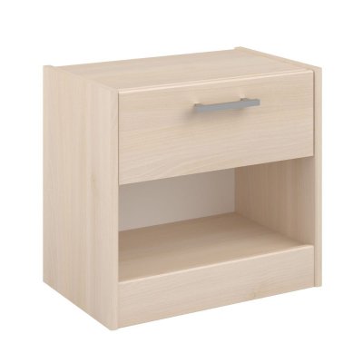 Chevet 1 Tiroir Et 1 Niche Aspect Bois - Charline
