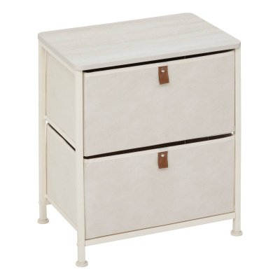 Chevet Tissa 2 tiroirs beige - 5 five simply smart