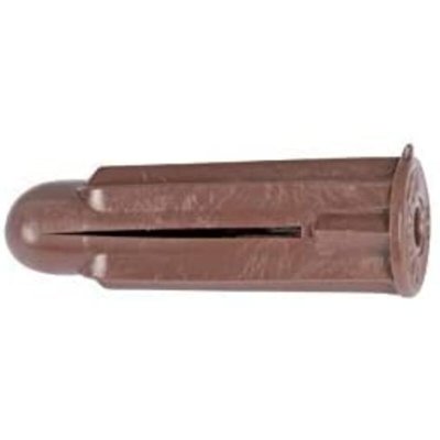 VINMER Cheville &agrave; expansion brun - Crampon - Bo&icirc;te de 50 pi&egrave;ces - 