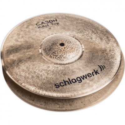 SCHLAGWERK CHH12 Cajon Hihat cymbale 12 pouces pour caj&oacute;n