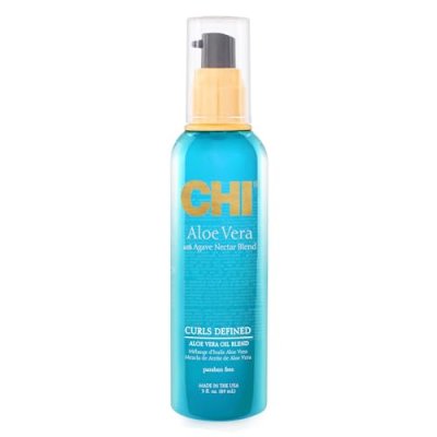 CHI  Huile Aloe Vera pour cheveux boucl&eacute;s Curls Defined 89 ml T.U