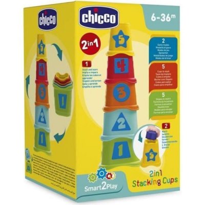 CHICCO  cubes a empiler 2 en 1 CHI8058664089741