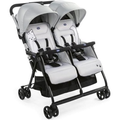 CHICCO  ohlala twin poussette double - silver cat CHI79279060000