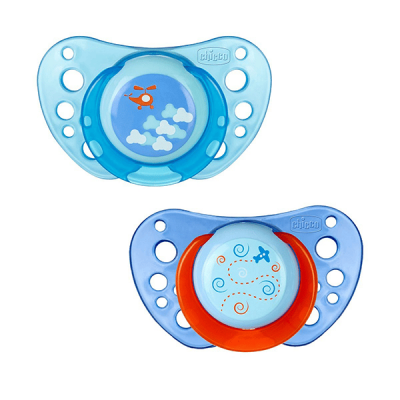 CHICCO  sucette silicone bleu 6m+ (105643858) 7503321