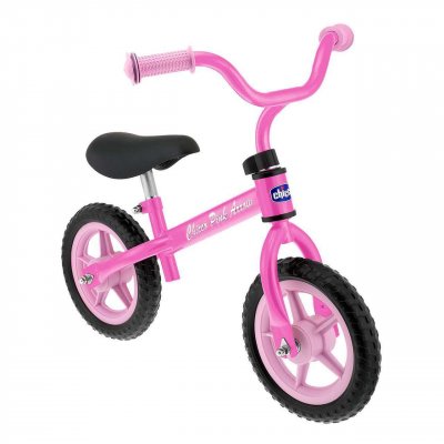 CHICCO  V&eacute;lo Draisienne Rose 10 pouces 2/5ans 