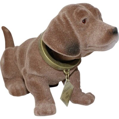NON RENSEIGNE Chien &agrave; t&ecirc;te Qui bouge pour Plage arri&egrave;re petit mod&egrave;le - 17 cm