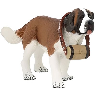PAPO Chien Saint-Bernard au tonneau