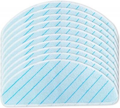 NOVAGO Chiffons serpill&egrave;res - Ecovacs - Deebot T9 - Lot de 10 - Lavables - Laine et microfibres