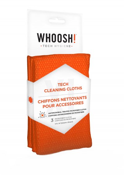 WHOOSH Chiffons / tissue de nettoyage  XL Tech ( paquet de 3 )
