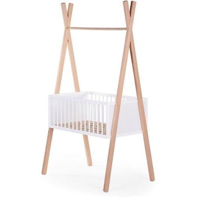 CHILDHOME  Berceau tipi bois 52x92 cm, portemanteau