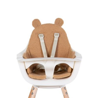 CHILDHOME  Coussin d'assise pour chaise haute b&eacute;b&eacute; Evolu Teddy beige