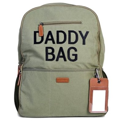 CHILDHOME  - Daddy Bagpack Sac &agrave; langer Canvas Kaki